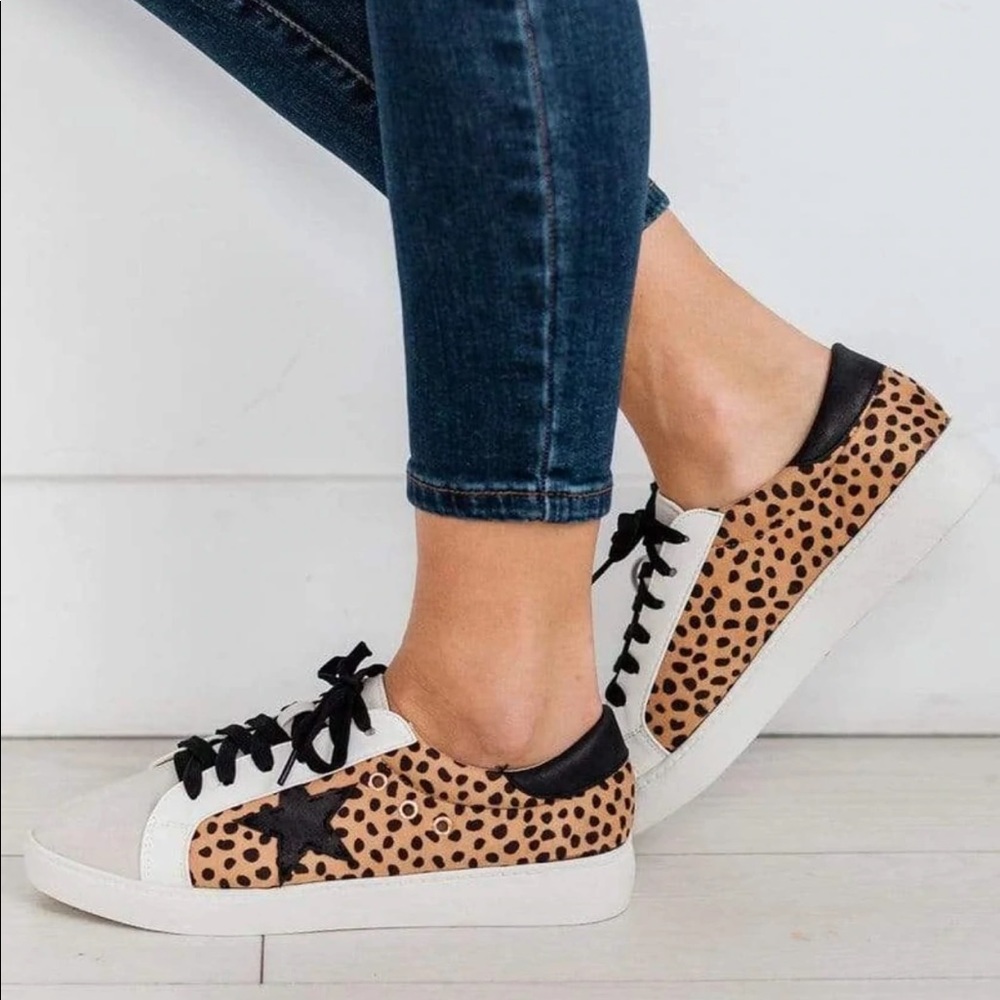 CCOCCI Marcie Star Leopard Sneakers